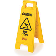 Wet Floor Sign is 26 5/16"H And 4 Sided 75898 
